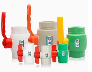 Зеленый белый пластиковый шаровой клапан для сельского хозяйства, фитинги для подачи воды, производитель Шанхая - Product Image 5