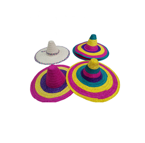 Sombrero de paja de Palma natural para fiesta de verano, recuerdo de boda en la playa, Acción de Gracias, CINCO DE MAYO, MODAS Y ACCESORIOS - Product Image 1