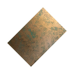 High-end özel retro doku antika bakır paslanmaz çelik plaka avrupa tarzı iç dekorasyon tasarım 304 paslanmaz çelik - Product Image 4