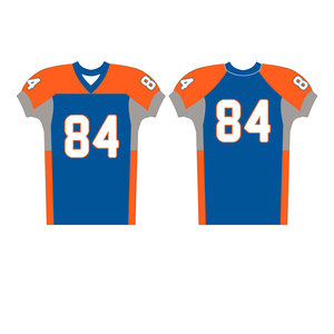 Uniforme de football américain en sergé imprimé numérique personnalisé en gros, ensembles pour hommes, drapeau de haute qualité, vêtements de football américain - Product Image 2