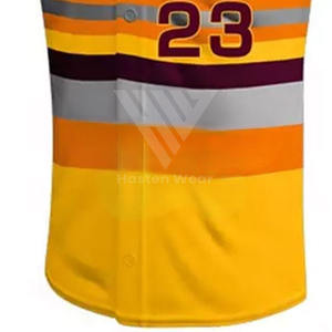 Bajo MOQ Equipo original Uniforme de béisbol Conjunto Etiqueta privada Servicio OEM Uniforme de béisbol de tendencia superior de alta calidad - Product Image 6