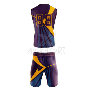 Tenue de sport pour les jours de match, conçue pour le jeu compétitif, uniforme 7v7 avec design respirant en polyester, coupe légère - Product Image 2