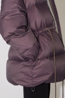 Blouson Bomber Réversible Imperméable à Capuche en Tricot de Haute Qualité pour Femme, Rembourré en Polyester, Chaleur Hivernale, Vente en Gros