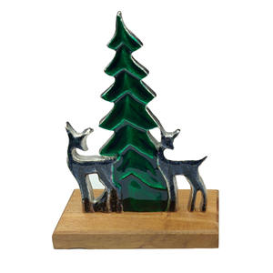 Nuevo adorno de mesa Escultura de Ángel de Navidad con base de madera Adornos de decoración de habitación estética moderna - Product Image 6