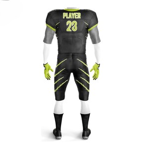Meilleurs uniformes de football américain personnalisés pour adultes, respirants, antibactériens, imprimés par technique de sublimation - Product Image 4