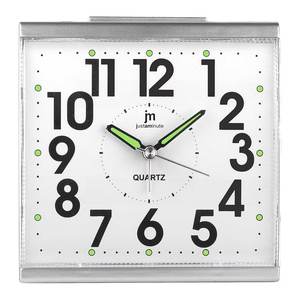 Lowell Silver JA 7090S Alarm Clock Stylish <b>Desk</b> & Table Clock - Product Image 1