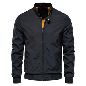 Service OEM/ODM Fabrication de vêtements pour hommes personnalisé hiver printemps manteau imperméable coupe-vent polyester bombardier vestes de rue principale - Product Image 4