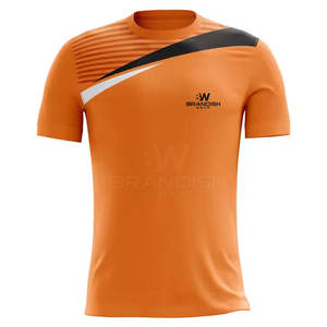 Camiseta de fútbol de precio barato de calidad superior Material duradero 100% poliéster hecho camiseta de fútbol transpirable - Product Image 1