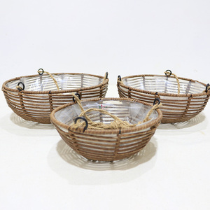 Artex Dong Thap-maceta colgante ecológica tejida a mano con jacinto de agua, algas marinas y mimbre de ratán para Decoración - Product Image 3