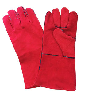 Service OEM Meilleurs gants de soudage en cuir de qualité supérieure Arrivée Résistance à la chaleur Gants de sécurité raisonnables Résistance à la chaleur personnalisée - Product Image 6