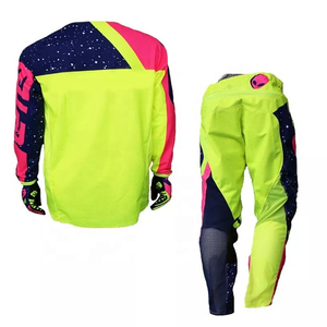 ชุดแข่งรถมอเตอร์ไซค์แบบยูนิเซ็กซ์ ผลิตจากโพลีเอสเตอร์ 100% พิมพ์ลายแบบซับลิเมชั่น ระบายอากาศได้ดี แห้งเร็ว ทนทาน เย็บอย่างดี ยืดหยุ่น - Product Image 2