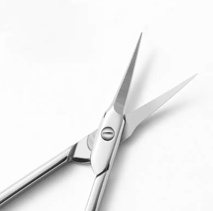 Personnalisation en gros conception privée nouveau professionnel beauté ongles maquillage bâton verre ongles ventilateur ciseaux pour manucure pédicure - Product Image 3