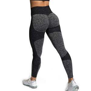 กางเกงเลกกิ้งเอวกลางไร้รอยต่อสำหรับเล่นโยคะของผู้หญิงมีลายพิมพ์แบบกำหนดเอง - Product Image 5