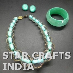 High Quality <b>Leather</b> <b>Cord</b> with Resin Multi Beads Pendent Necklace Set Jewelry Earrings Accessories Women Stainless Steel Jewelry - Product Image 6