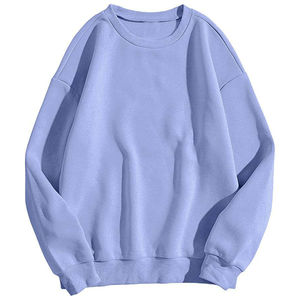 Sweat-shirt unisexe à col rond en polaire épais, imprimé personnalisé en polyester/coton, design d'hiver, prix bas - Product Image 6