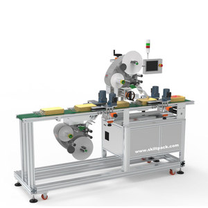 Ligne de production automatique à grande vitesse SKILT étiqueteuse de surface supérieure et inférieure pour bocaux Boxs - Product Image 2