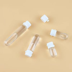 1.5ml 2ml 3ml 5ml Mini flacon vide <span class=keywords><strong>en</strong></span> <span class=keywords><strong>verre</strong></span> d'huile essentielle à fond rond clair avec couvercle à anneau de traction échantillon bouteilles <span class=keywords><strong>en</strong></span> <span class=keywords><strong>verre</strong></span> - Product Image 3
