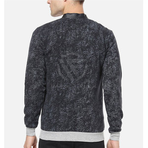 แจ็คเก็ตบอมเบอร์หนังผู้ชายสำหรับฤดูหนาวปกตั้งและโลโก้ด้านหน้าแห้งเร็วและระบายอากาศ - Product Image 6