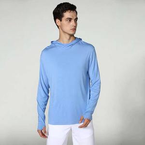 2025 nuevo diseño personalizado UPF50 UV Sudadera con capucha de pesca de secado rápido para hombres camisas impermeables de manga larga al aire libre con orificio para el pulgar al aire libre - Product Image 1