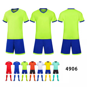Vente en gros sublimation rouge jaune club de football t-shirt jeunes vêtements de football uniforme d'équipe ensemble de maillots de football - Product Image 3