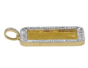 Nouveau Style Hip Hop à la mode carré glacé Moissanite diamant rond en argent Sterling pendentif à breloque pour hommes - Product Image 3