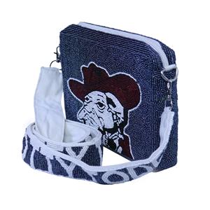 Petit sac à bandoulière élégant en bandoulière avec perles, accent décoratif de qualité supérieure pour femmes, sac à bandoulière le plus populaire - Product Image 1