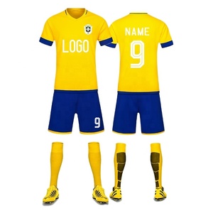 Uniforme de Fútbol Personalizado al por Mayor, Unisex, Transpirable, Diseño Moderno, Camiseta Lisa para Adultos, Sublimación - Product Image 4