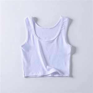 เสื้อกล้ามพิมพ์ลายบาติกแบบพองๆ ผ้าฝ้าย 100% ระบายอากาศได้ดี น่ารัก สไตล์เซ็กซี่ สำหรับผู้หญิง ขายส่งจำนวนมากตามสั่ง เป็นมิตรกับสิ่งแวดล้อม - Product Image 5