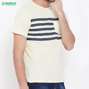 เสื้อยืดโอเวอร์ไซส์ผู้ชาย แบรนด์ Behram International ผลิตในปากีสถาน คุณภาพสูง สวมใส่สบาย แขนสั้น คอกลม ดีไซน์ทันสมัย 100% - Product Image 4