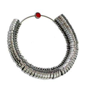 British Standard A-Z & 1-6 Finger Gauge <b>Ring</b> <b>Sizer</b> Set, 63 Pieces Including Half Sizes for Jewelry Making Tools - Product Image 2