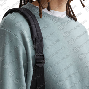 เสื้อสเวตเตอร์คอแกะสำหรับผู้ชายเสื้อสเวตเชิ้ตคอลูกเรือสีเทาออกแบบโลโก้ได้ตามที่ต้องการ - Product Image 5