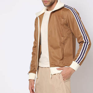 Vente en gros de vestes en satin Vente en gros de vestes en satin uni pour hommes OEM Veste en satin de rue décontractée pour hommes - Product Image 1