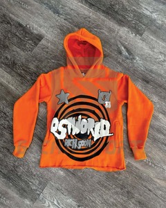 Sudadera con capucha personalizada de alta calidad, sudaderas con capucha bordadas para hombre, Jersey Unisex de algodón con estampado de pantalla polar para hombre - Product Image 5