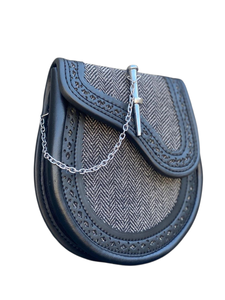 Kilt en cuir écossais Sporran pour uniforme de bande de tuyau - Product Image 4