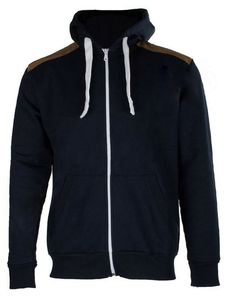 Sudadera con Capucha y Cierre de Cremallera para Hombre, Cuello Alto, Logotipo Personalizado, Transpirable y Resistente al Viento, Poliéster/Algodón - Product Image 6