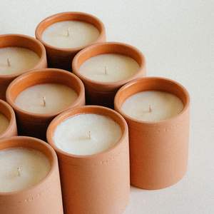 Pot à bougie en terre cuite - Product Image 2