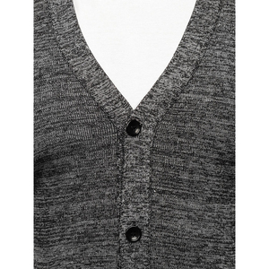 100% Cachemira pura logotipo personalizado moda cálido Cachemira cárdigan suéter para hombres suéteres sin revisión todavía - Product Image 4