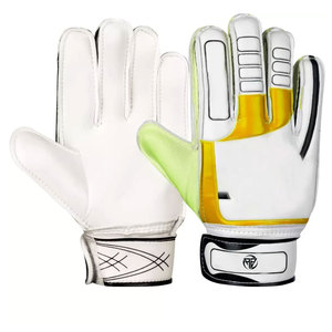 Gants de gardien de but de football en cuir de haute qualité, légers, respirants, réglables, à la vente - Product Image 1