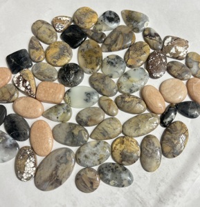 Piedras preciosas sueltas de cabujón de tamaño personalizado de alta calidad Piedras mixtas naturales de varias formas para la fabricación de joyas - Product Image 4