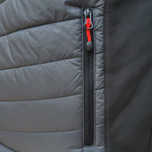 Polyester Hiver Casual Stretch Doudoune Hommes Deux Tons À Capuche Puffer Manteau en gros - Product Image 4