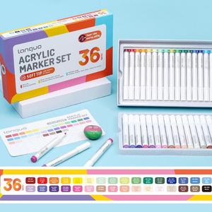 <span class=keywords><strong>New</strong></span> <span class=keywords><strong>2025</strong></span> languo Acrylic Markers 36/54/72/126 Màu sắc hộp quà tặng thiết lập blendable phân lớp an toàn cho sinh viên số lượng lớn Nguồn cung cấp nghệ thuật - Product Image 2