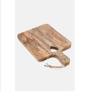 Planche à découper à fromage en bois et marbre Look simple planche à découper en bois de marbre moderne avec poignée pour planche à découper les fruits - Product Image 4