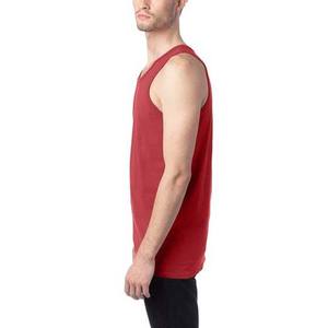 Camisetas sin mangas de gimnasio personalizadas para hombre, tela transpirable de secado rápido, Color sólido, estilo informal, estampado en blanco, culturismo - Product Image 2