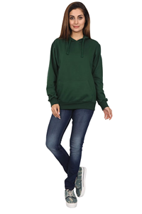 Sweatshirt à capuche en coton vierge grande taille pour femmes de haute qualité le plus vendu Sweatshirt à capuche uni surdimensionné personnalisé pour femmes - Product Image 3