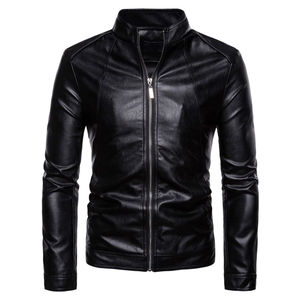 Chaqueta de Cuero Genuino para Hombre, Diseño Unisex con Bloques de Color, Alta Calidad, Cómoda, Modelo 2026 - Product Image 2