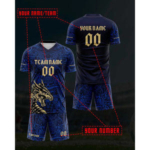 Maillot de football américain sur mesure de haute qualité Premium impression numérique Sublimation équipe haut court maillot de football américain Premium - Product Image 2