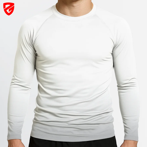T-shirt de compression personnalisé à manches longues pour le surf, le MMA/BJJ, la gym, avec logo, sublimé, Rashguard de Jiu Jitsu, Créez votre propre Rashguard personnalisé - Product Image 1