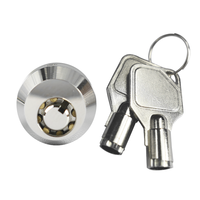Verrou de sécurité pour ordinateur portable ABA - Alliage de zinc chromé de qualité supérieure, sécurité de niveau 2 ANSI, 2 clés