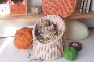 Boîte de rangement en rotin en forme de maison de conte de fées, boîte de rangement artisanale, écologique, décoration naturelle pour la maison et la maison, vente en gros du Vietnam - Product Image 6