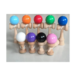 Kendama traditionnel japonais en bois jouet éducatif épée boule tasse jeu de compétences en gros - Product Image 2